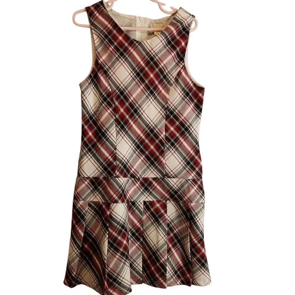 Children's Place plaid dress 6X/7